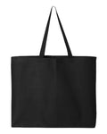 25L Jumbo Tote - Black Front