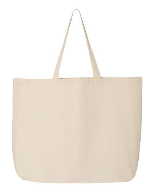 25L Jumbo Tote - Natural Front
