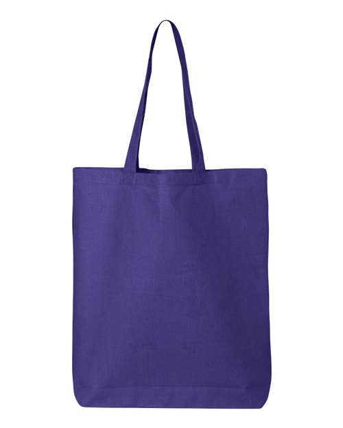 Q-Tees 12L Economical Tote - Purple Front