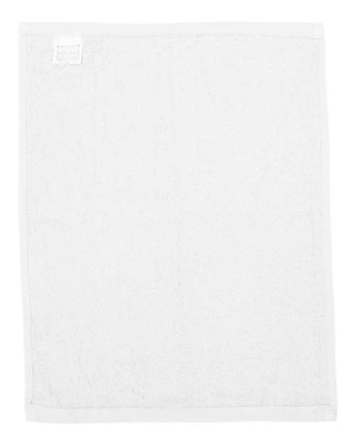 Hemmed Fingertip Towel - White Back