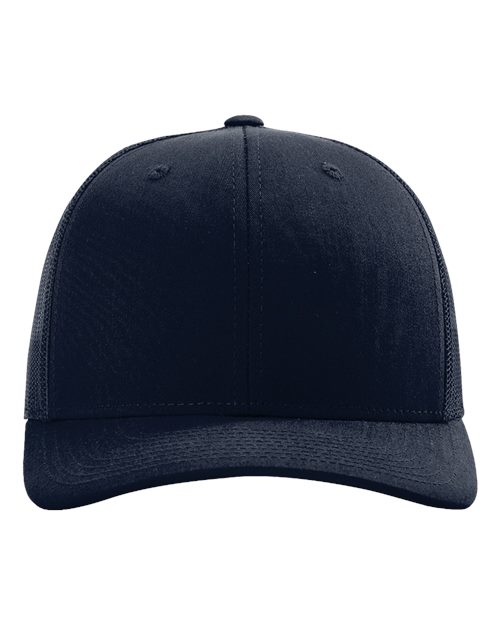 Richardson Snapback Trucker Cap - Navy Front