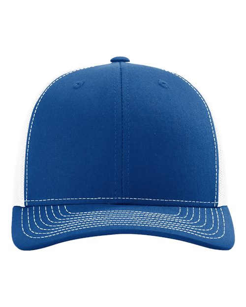 Richardson Snapback Trucker Cap - Royal/ White Front