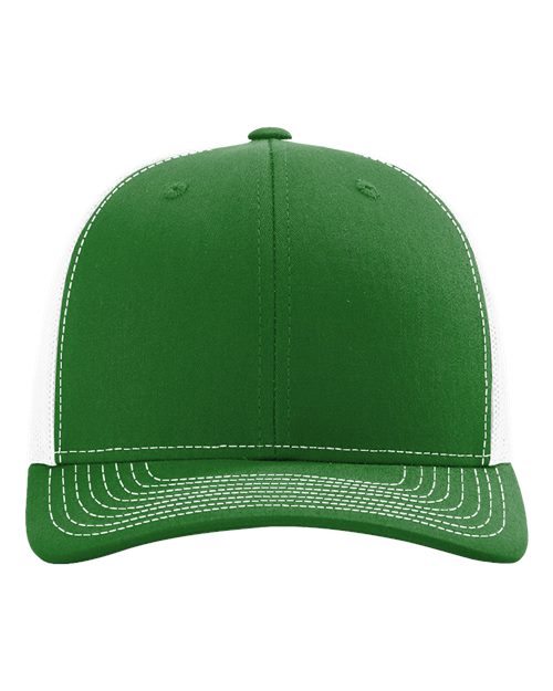 Richardson Snapback Trucker Cap - Kelly/ White Front