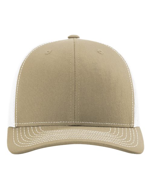 Richardson Snapback Trucker Cap - Khaki/ White Front