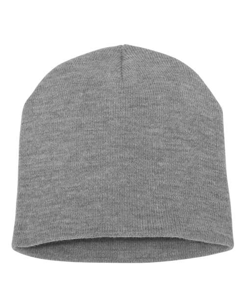8 1/2" Beanie - Heather Back