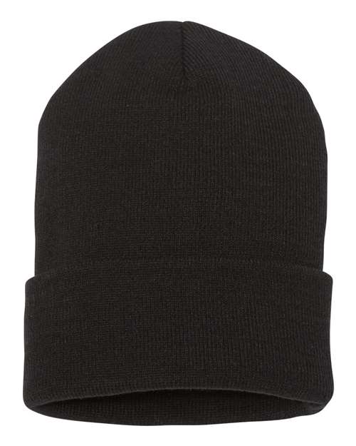 YP Classics Cuffed Beanie - Black Front