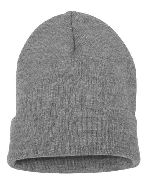 Cuffed Beanie - Heather Back