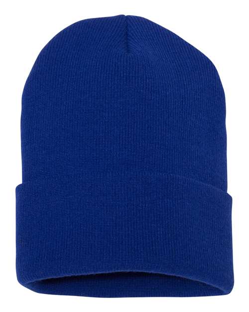 Cuffed Beanie - Royal Back