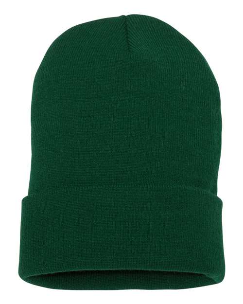 Cuffed Beanie - Spruce Front