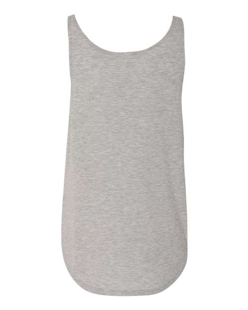BELLA + CANVAS Women's Flowy Tank with Side Slit - Back