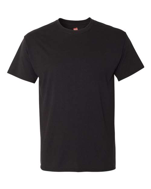 Hanes Unisex Perfect-T Triblend T-Shirt - Solid Black Triblend Front