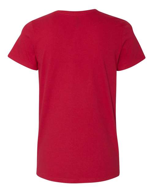 Hanes Women's Essential-T V-Neck T-Shirt - Back