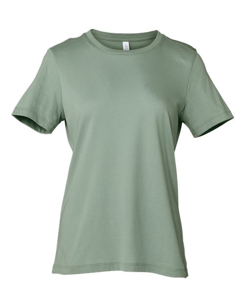 BELLA + CANVAS Women’s Relaxed Jersey Tee - Sage Front