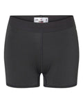 Badger Women’s 3" Pro-Compression Shorts - Black Front