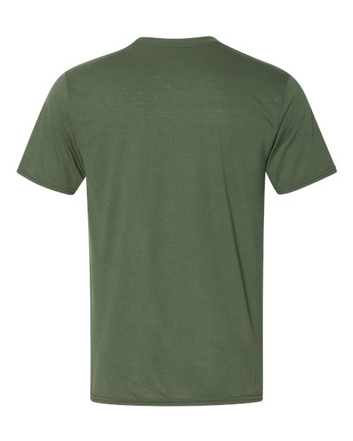 Unisex Performance® T-Shirt - Military Green Back