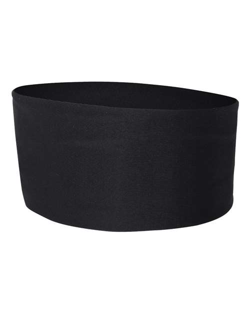 Badger Wide Headband - Black Front