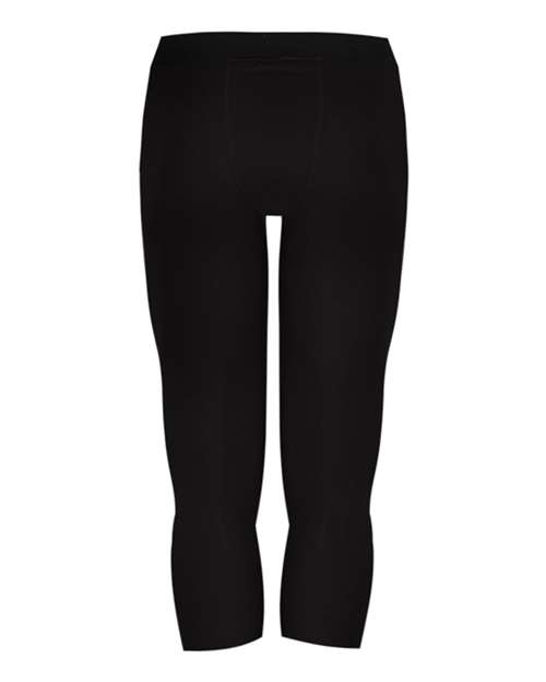 Badger Youth Compression Calf-Length Tights - Back