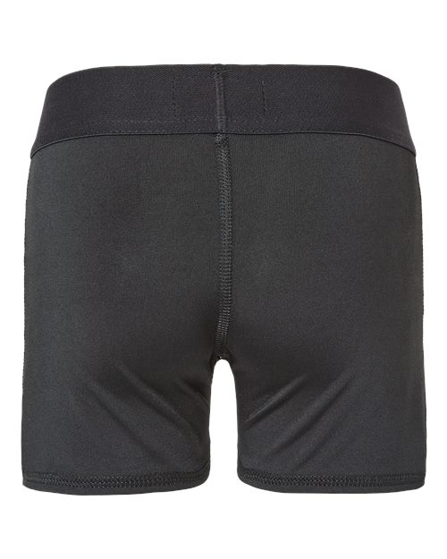 Badger Girls' Pro-Compression Shorts - Back