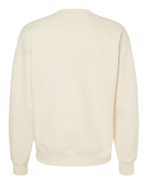 Unisex Ultimate Cotton® Crewneck Sweatshirt - Natural Back