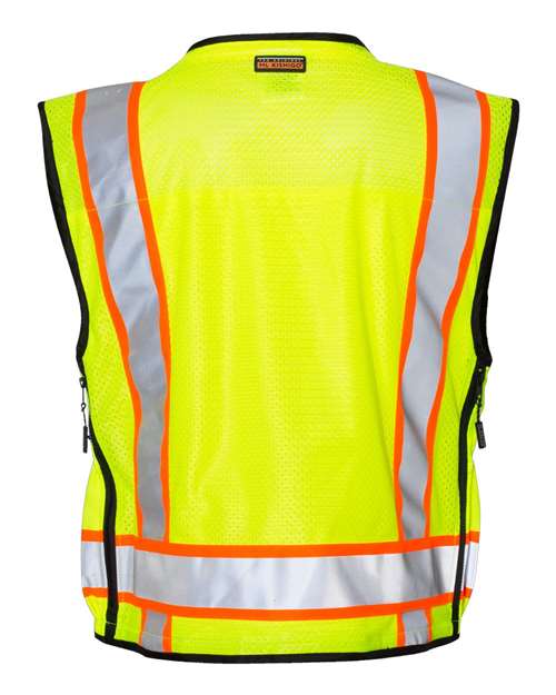 Kishigo Unisex Professional Surveyors Vest - Back