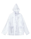 Augusta Sportswear Men's Clear Hooded Rain Jacket - Side