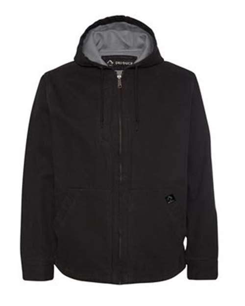 DRI DUCK Men's Tall Laredo Boulder Cloth™ Canvas Jacket with Thermal Lining - Black Front