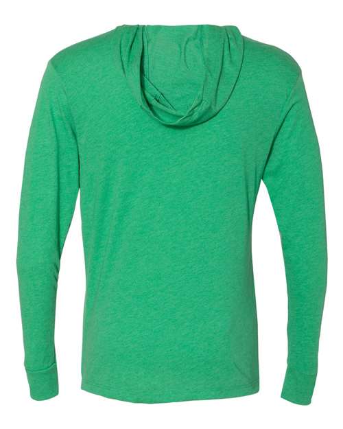 Next Level Unisex Triblend Hooded Long Sleeve Pullover Tee - Back