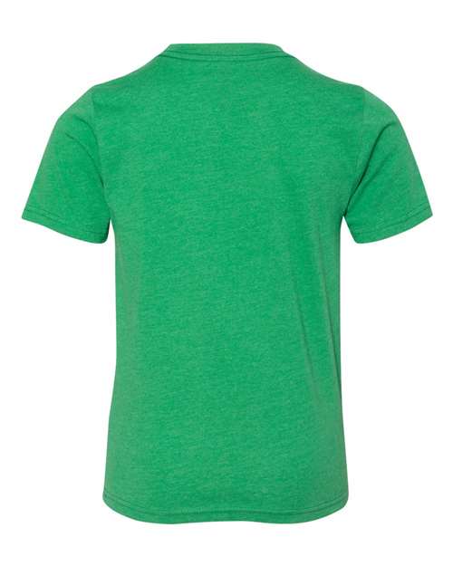 Youth CVC T-Shirt - Kelly Green Back