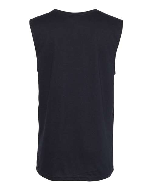 Next Level Unisex Lightweight Cotton/Poly Muscle Tank - Back