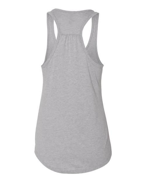 Next Level Women's Gathered Racerback Tank - Back