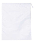 Liberty Bags Drawstring Laundry Bag - White Front