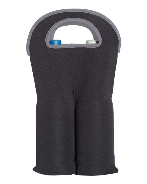 OAD Insulated Neoprene Double Wine Tote - Back