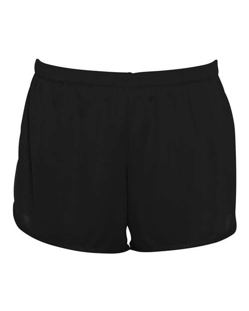Augusta Sportswear Women's Accelerate Shorts - Black Front