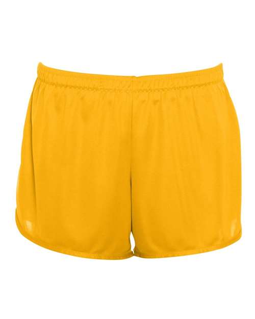 Augusta Sportswear Women's Accelerate Shorts - Gold Front