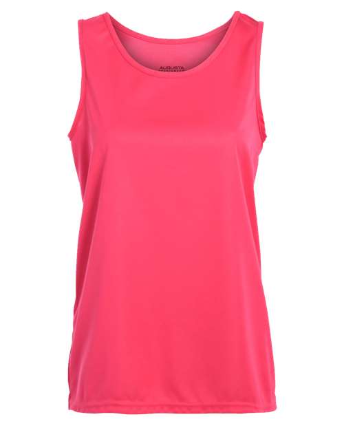 Augusta Sportswear Girls' Training Tank Top - Power Pink Front