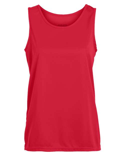 Augusta Sportswear Girls' Training Tank Top - Red Front