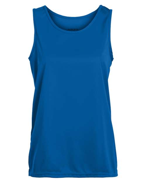 Augusta Sportswear Girls' Training Tank Top - Royal Front