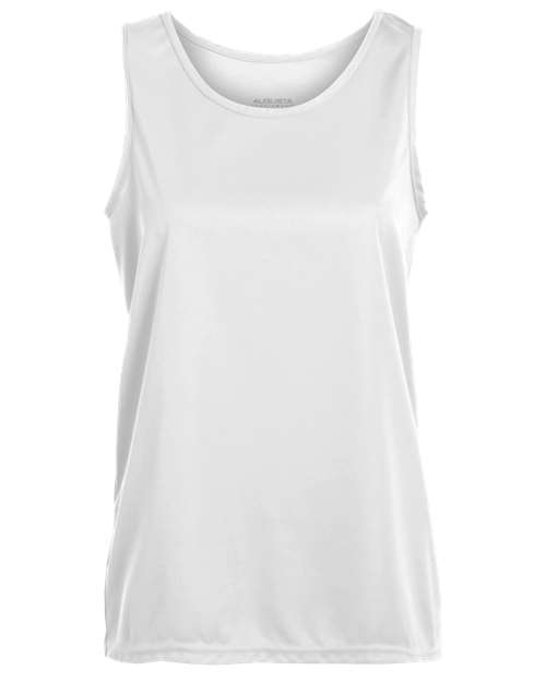 Augusta Sportswear Girls' Training Tank Top - White Front