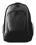 Augusta Sportswear Ripstop Backpack - Black/ Black Front