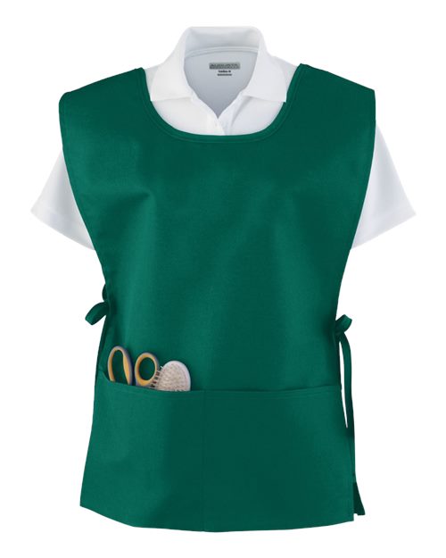 Augusta Sportswear Unisex Apron Smock - Dark Green Front