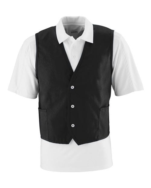 Augusta Sportswear Unisex Vest - Black Front