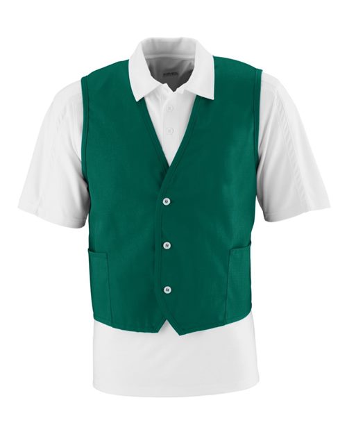 Augusta Sportswear Unisex Vest - Dark Green Front