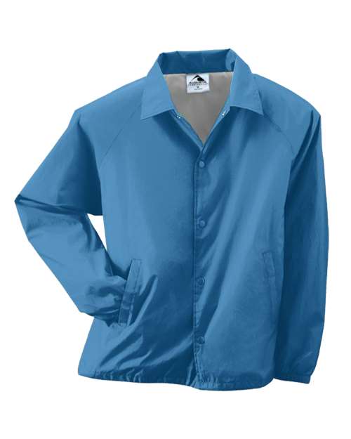 Augusta Sportswear Men's Coach's Jacket - Columbia Blue Front