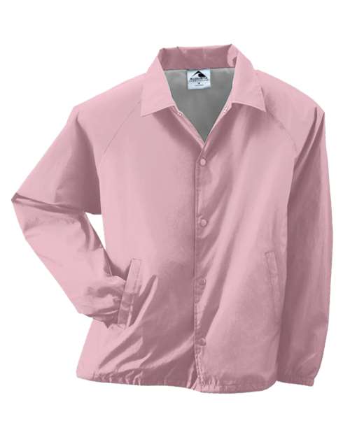 Augusta Sportswear Men's Coach's Jacket - Light Pink Front