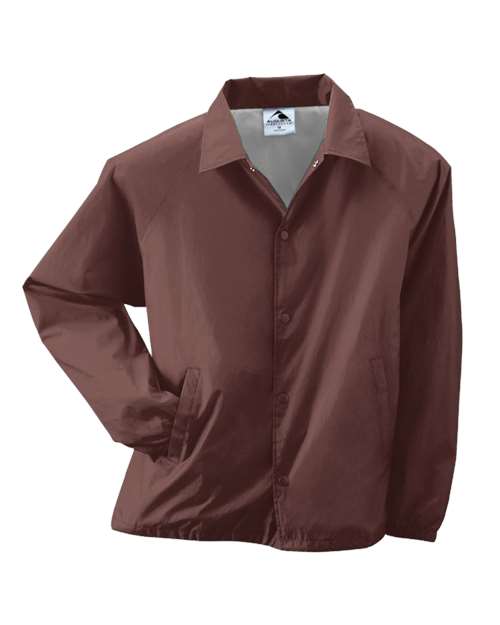 Augusta Sportswear Men's Coach's Jacket - Brown Front