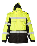 Kishigo Unisex Premium Black Series® Parka - Lime Front