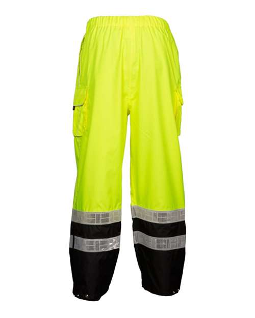 Kishigo Unisex Premium Black Series® Rainwear Pants - Back