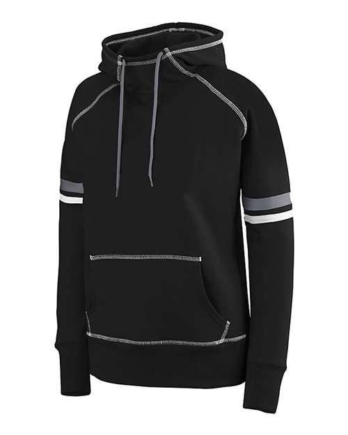 Augusta Sportswear Women's Spry Hooded Sweatshirt - Side