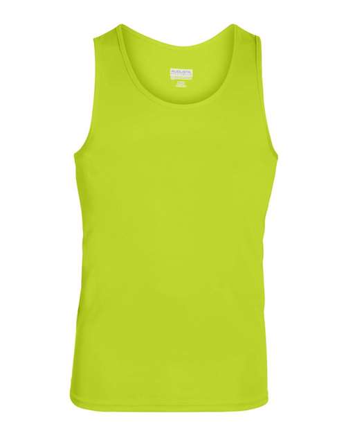 Augusta Sportswear Unisex Training Tank Top - Lime Front