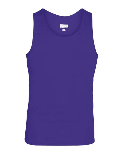 Augusta Sportswear Unisex Training Tank Top - Purple Front